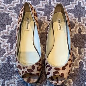 Steve Madden calf hair animal print. Size 9M